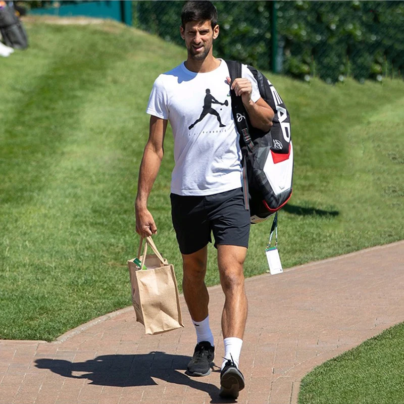 Djokovic 9 ракеток голова Теннисная Ракетка Сумка Профессиональный Мужской теннисный рюкзак с большой вместимостью