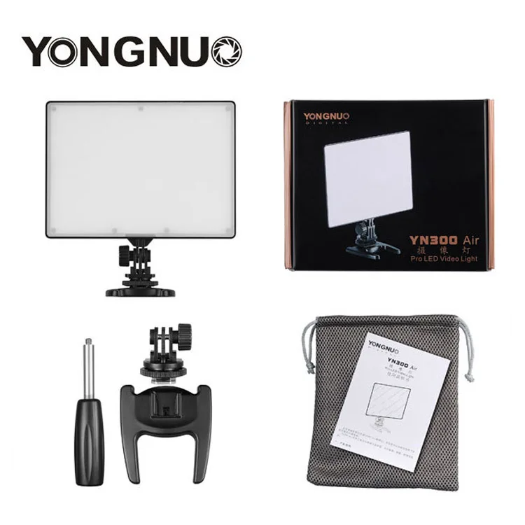 Светодиодная лампа YONGNUO YN300 Air 3200k-5500k YN-300 air Pro освещение для видеосъемки с