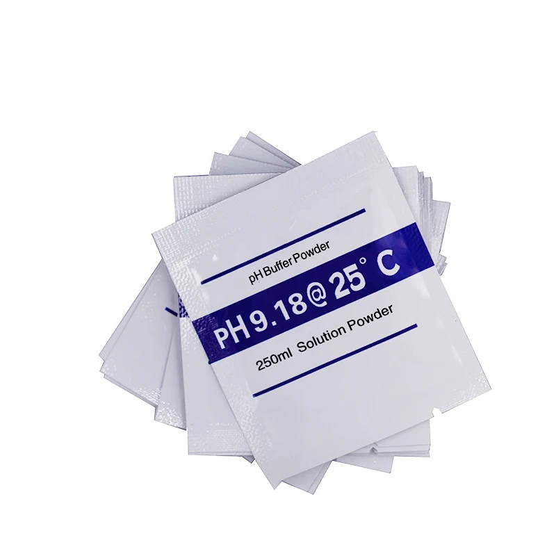 4pcs/lot PH Buffer Powder ph9.18 for Test Meter Measure Calibration Solution water quality measurement tools 40%off | Инструменты