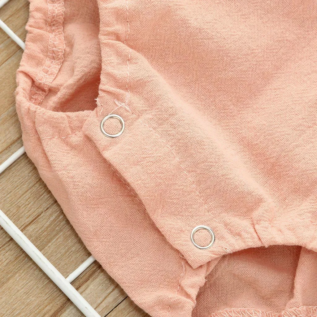 

Kids Girls Romper Outfits Clothes Short Sleeve Backcross Jumpsuit Baby Girl Romper Summer 2019 Baby Onesies Newborn