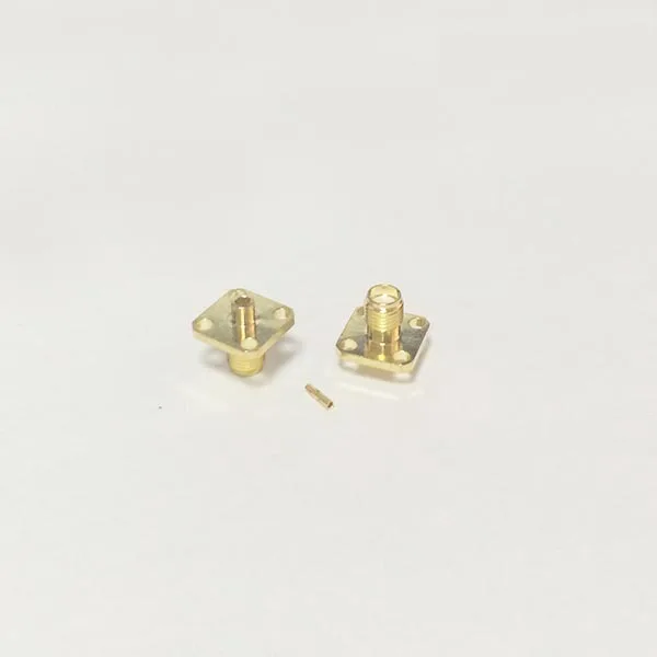 1 шт. SMA Гнездовой разъем RF коаксиальный модем Конвертор 4 отверстие Панель