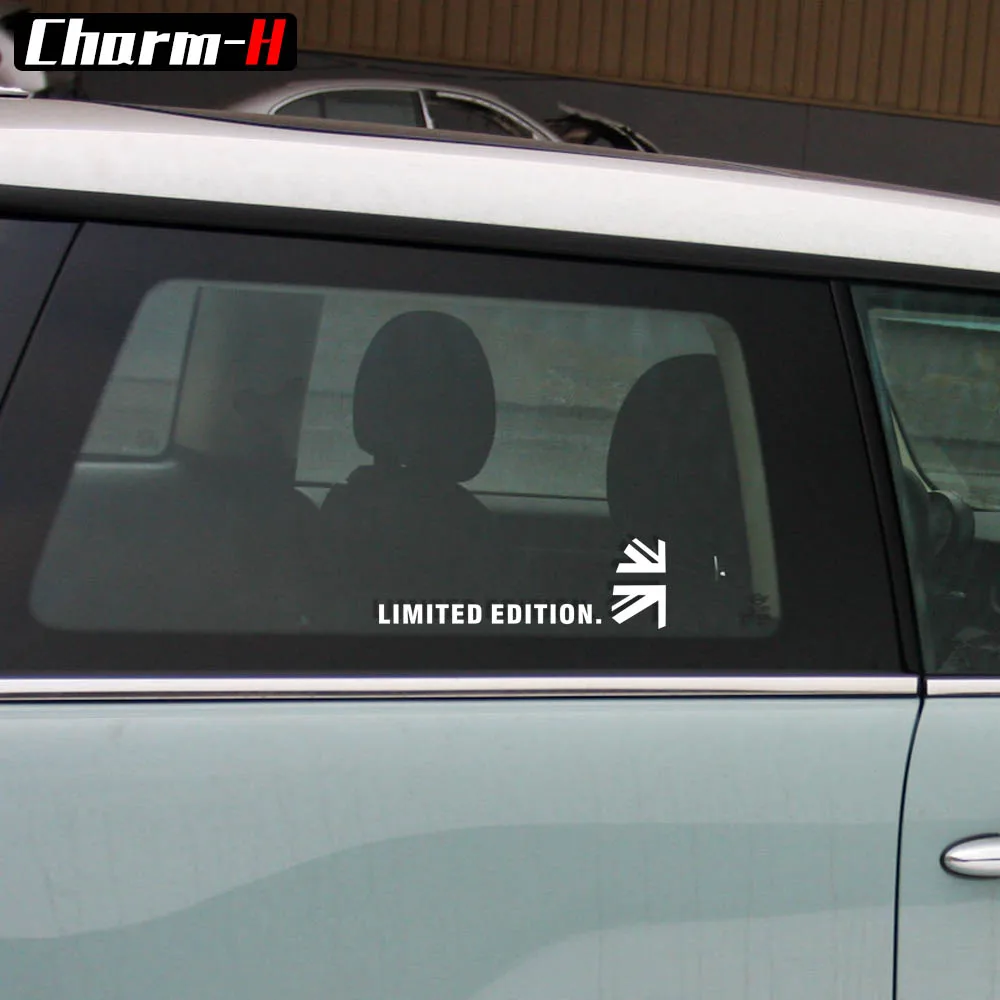 2X Union Jack UK Flag Car Styling Window Side Decal Limited Edition for Mini Cooper r56 r50 f56 r53 r55 r60 Stickers accessories