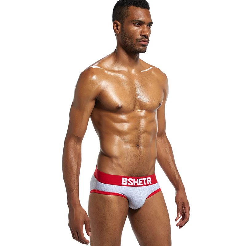 3 шт./лот BSHETR бренд Slip Jockstrap мягкое Мужское нижнее белье сексуальные гей стринги с