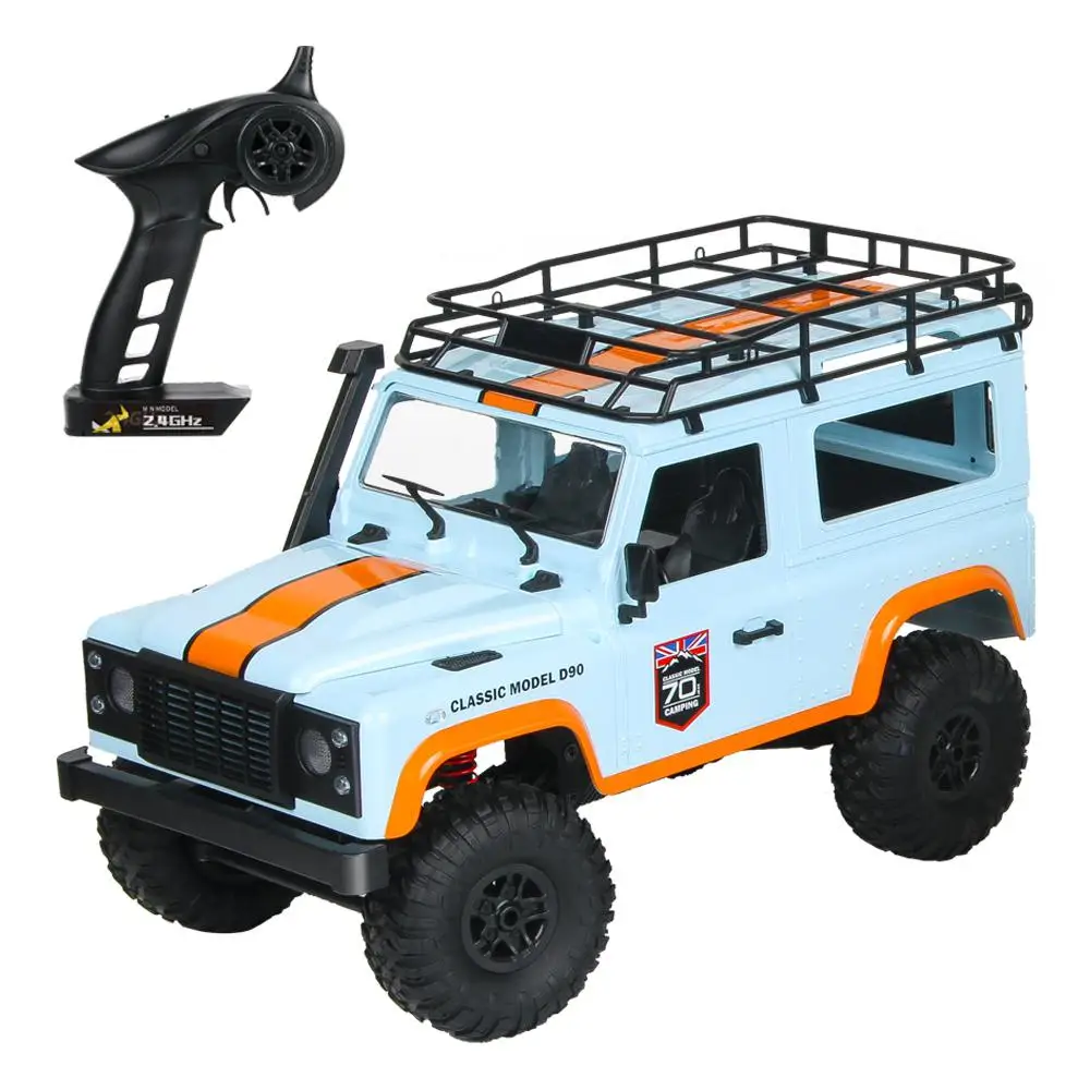 

1/12 2.4G 4WD Rc Car with LED Light Crawler Climbing Off-road Truck D90