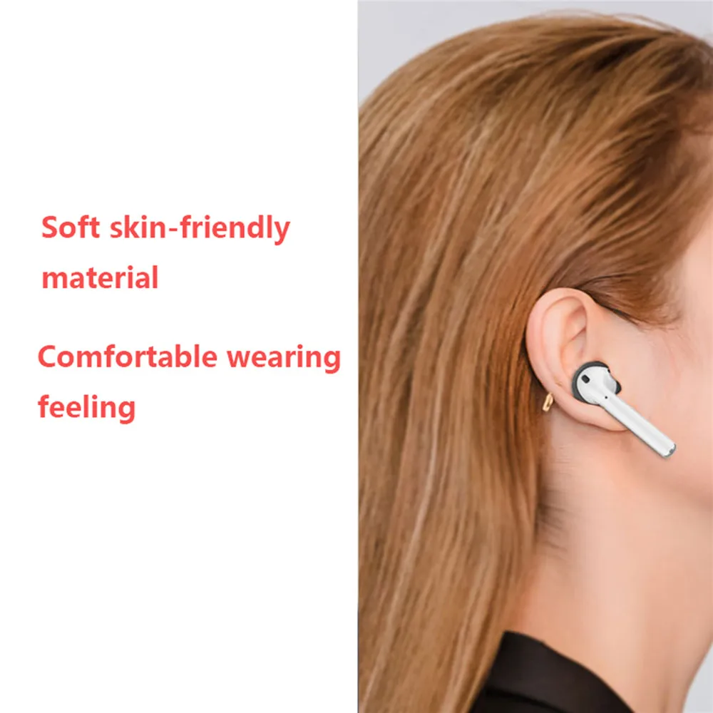 Для Apple AirPods 6 шт. силиконовые наушники-капельки чехол для huawei FreeBuds2/Honor FlyPods шум изоляции уха советы w/чехол для хранения