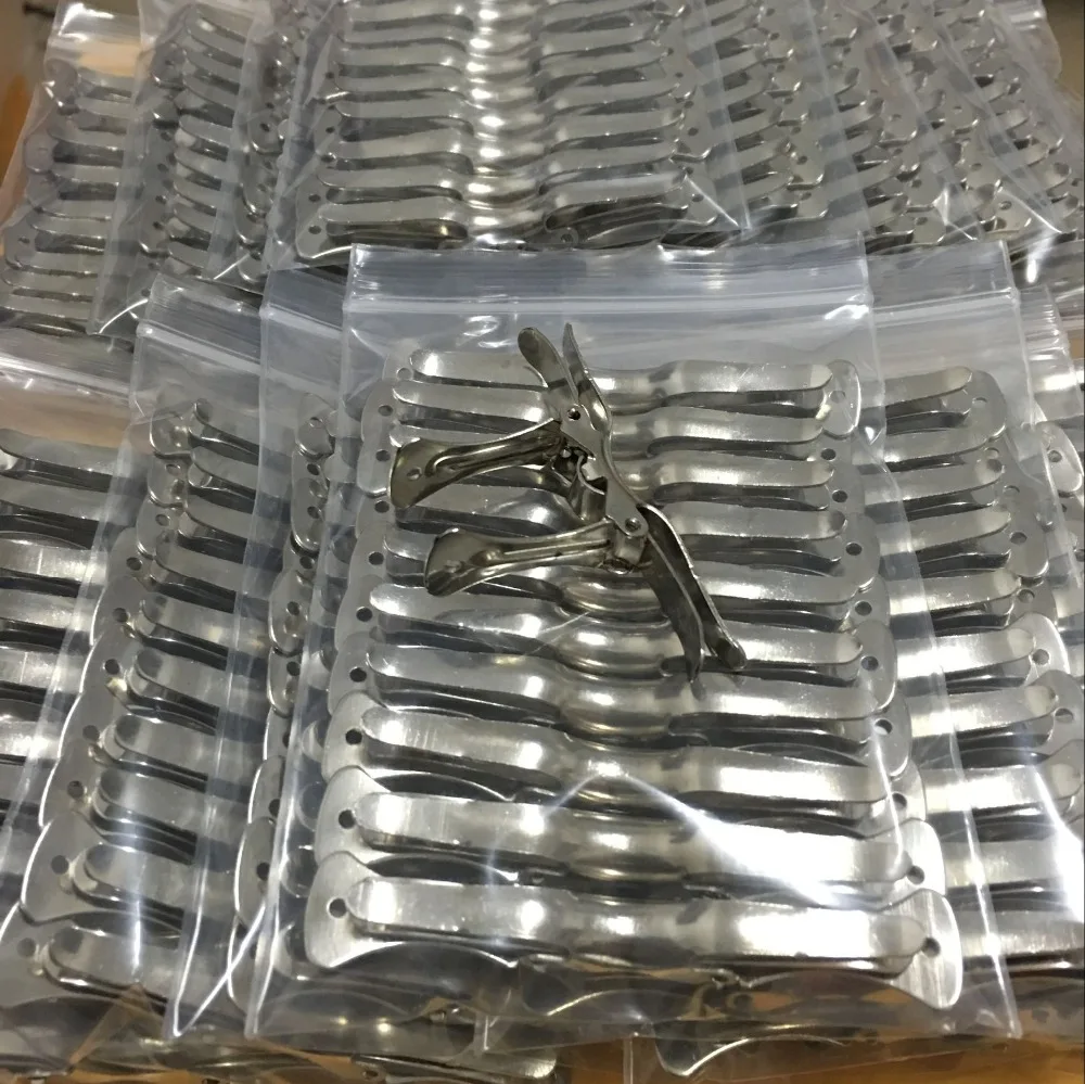 50 шт./лот галстук-бабочка металлические зажимы для галстука Аксессуары покрытия