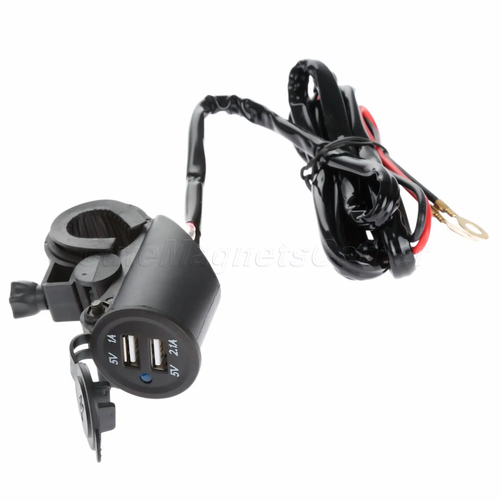 1 5 м длина провода 2USB мотоцикл мобильный водонепроницаемый источник питания Порт