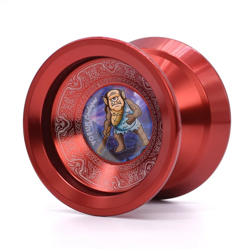 Синий VOSUN SN1-Myth YOYO сплав/металл yoyos Профессиональный YOYO 10 шариковый подшипник классическая игрушка для детей подарок 1A 3A 5A - Цвет: Синий