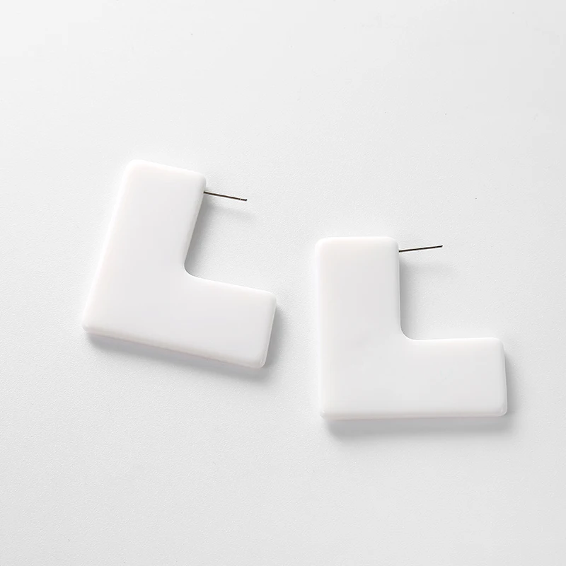 2021 Fashion Trendy Earrings for Women Acid Acrylic Eardrop Geometry Charm Jewelry Holiday Gifts Wholesale pendientes | Украшения и