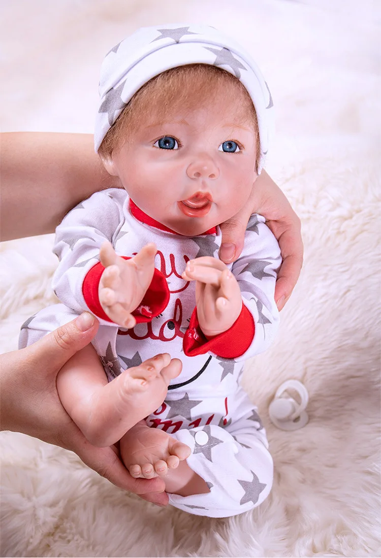 20 Inch 50cm silicone baby reborn dolls babies sleeping real children toys girl | Игрушки и хобби