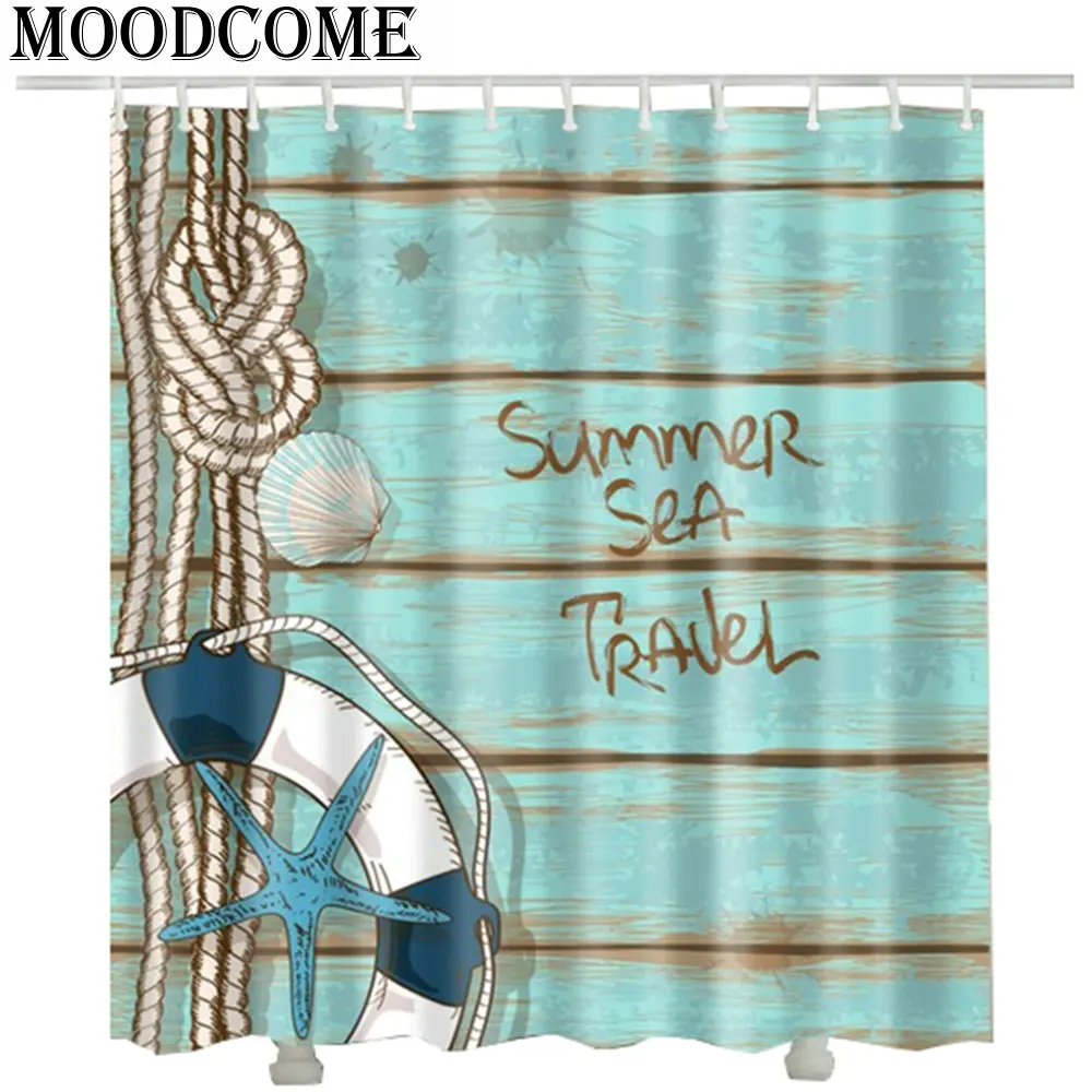 Старинные деревянные занавеска для душа Новинка 2017 дизайн комн 3d летняя