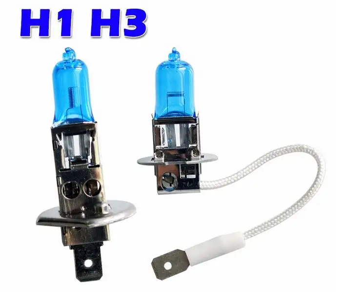 10 шт./лот Автомобильные фары белый шарик H1 H3 H4 H7 H8 H11 9005 HB3 9006 HB4 880 881 12В 55 Вт 100 5000K рабочее освещение
