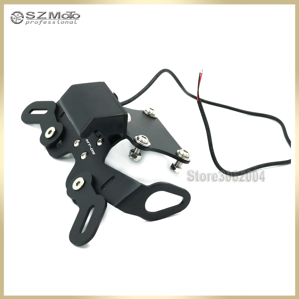 For YAMAHA MT-09 MT09 2014-2016 2015 Motorcycle Tail Tidy Fender Eliminator Registration License Plate Holder frame LED Light | Автомобили