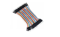 40pcs 20cm 2 54mm row male to male dupont cable breadboard jumper wire connection line for arduino diy rc toy
