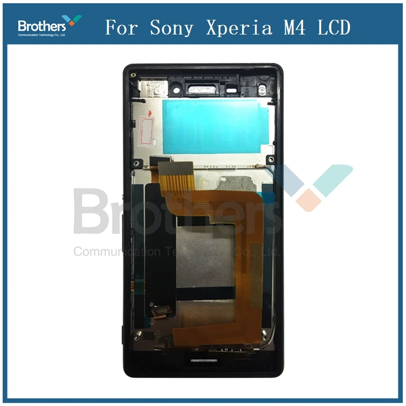 Для Sony Xperia M4 ЖК-дисплей с рамкой кодирующий преобразователь сенсорного экрана в