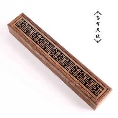 Красное дерево благовония коробка горелка печь деревянный сандал украшения Чай