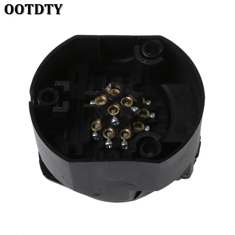 

OOTDTY Universal 13 Pin Euro Caravan Socket Plug Connector Adapter 12V Trailer Van Towbar Towing dropshipping