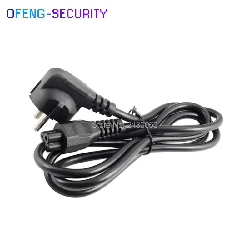 5 шт./лот штепсельная вилка европейского стандарта кабель питания переменного