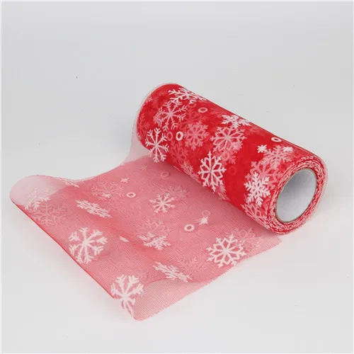Red 1 шт., Тюлевое рулон, 15 см x 9,2 м, эластичное вязаное крючком на груди, 20x23 см, мини-юбка ручной работы из органзы для детского шоу, подарки на день рождения, подарки на Рождество - Цвет: Red