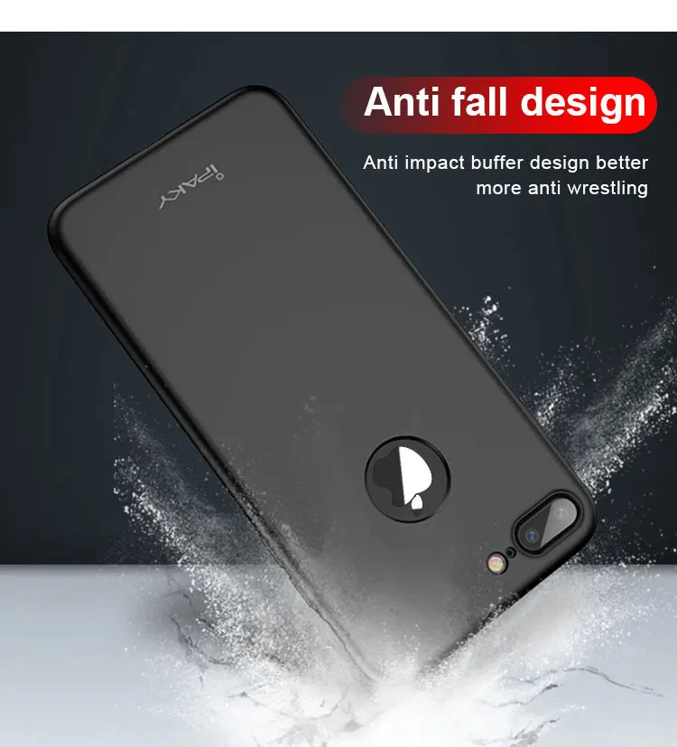 Чехол iPaky 360 с полной защитой для iphone 8 чехол plus iphone8 роскошный защитный тонкий |