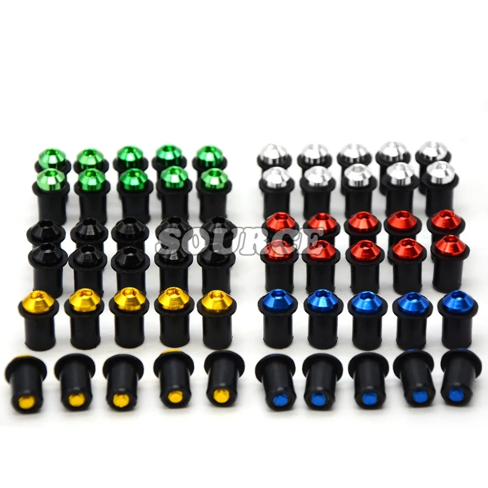 Универсальные болты с шипами для лобового стекла мотоцикла 5 мм 10 шт. винтовые