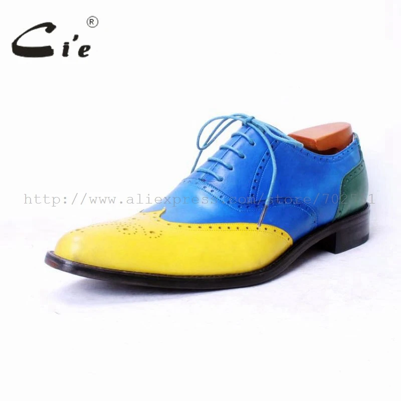 cie BespokeMen Shoe Handmade Men shoe Men's Oxfords Pure Leather Size6-14 Calf Outsole Breathable High Quality OX371 | Обувь