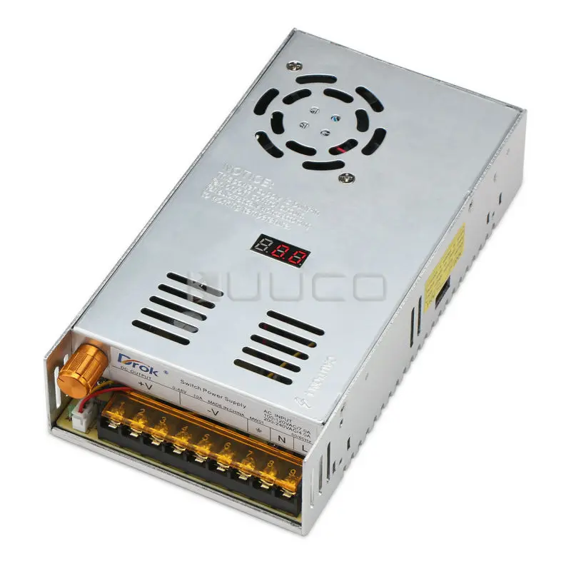 Fonte de Alimentação Smps para Led Ajustável 48w Transformador ac dc Módulo Regulador Dc12v 24v 36v 48v