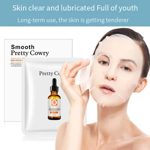 Маска с гиалуроновой кислотой Pretty Cowry увлажняющая отбеливающая усадочная маска против старения против морщин