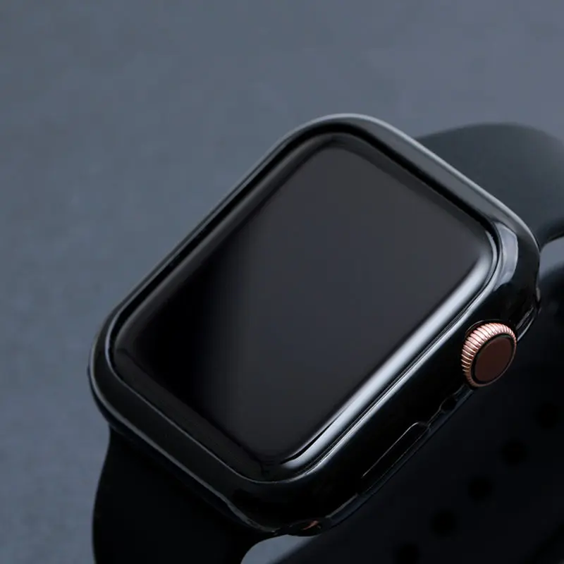 ТПУ бампер для apple watch чехол apple watch 5 4 44 мм 40 мм iWatch 3 2 42 мм 38 мм все вокруг аксессуары для протектора экрана 44