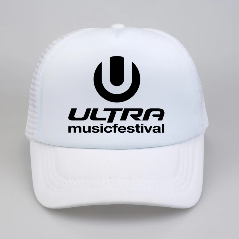 Men Women Hat ULTRA MUSIC FESTIVAL Baseball Caps Summer Letter Music Cap Ultra Music Festival Cool Mesh Trucker Cap Hats image 3