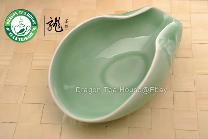 Сосуд для презентаций чая с зеленой сливой целадон ча хэ|tea vessel|cha hecha he tea |