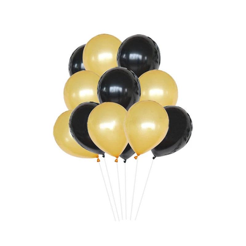 HAOCHU 17 шт./компл. черно-золотой бумажный помпон с надписью Я Готово баннер флаг для