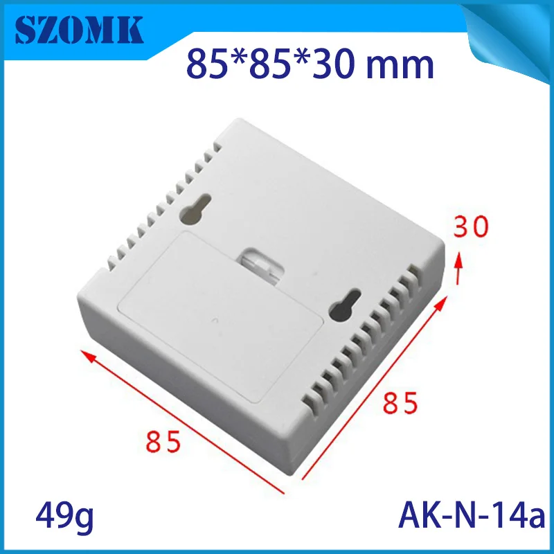 Пластиковый корпус szomk для электроники 4 шт. 85*85*30 мм 2 держателя аккумулятора AA