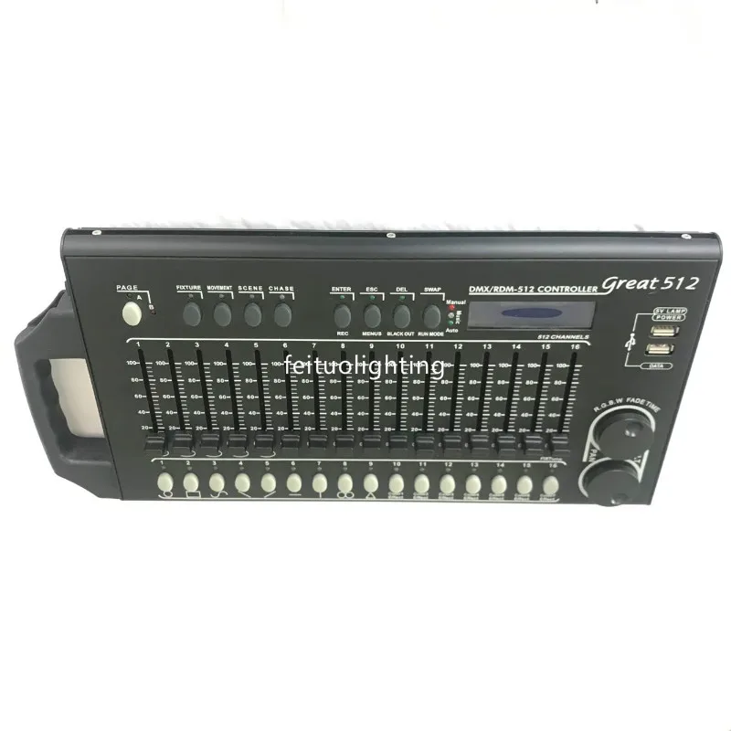 Высокое качество 512 канальный мини Dmx контроллер RDM Fuction USB сценический световой