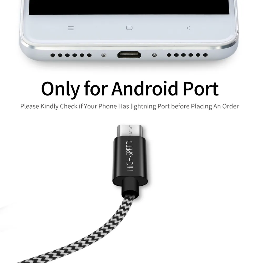 Для Samsung Micro USB кабель для Galaxy J3 достичь/Amp Prime 3/Wide3 быстрое зарядное устройство