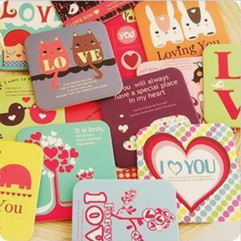 4Pcs/set Durable Cartoon Drink Coasters Square Cup Mat Coaster For Posavasos Fashin Cardboard Coaster High Quality Mug Mat