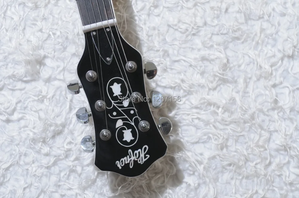 SUNBURST Hofner резонатор гитарный полый корпус хромированная фурнитура 1 х мини НВ