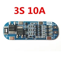 3s 10a lithium battery protection board 11 1v 12v 12 6v bms overchargedshort circuit