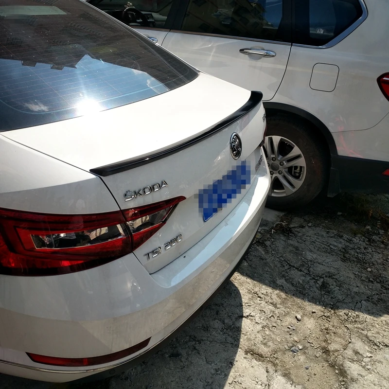 Для Volkswagen Skoda Superb до Спойлер ABS спойлер из материала праймер или белый или черный для Skoda Superb спойлер