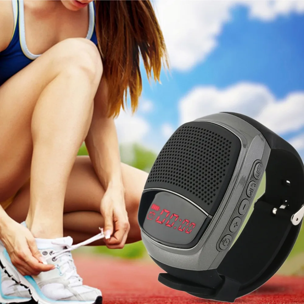 Bluetooth динамик спортивные Смарт часы B90 громкие звонки TF карта Воспроизведение FM