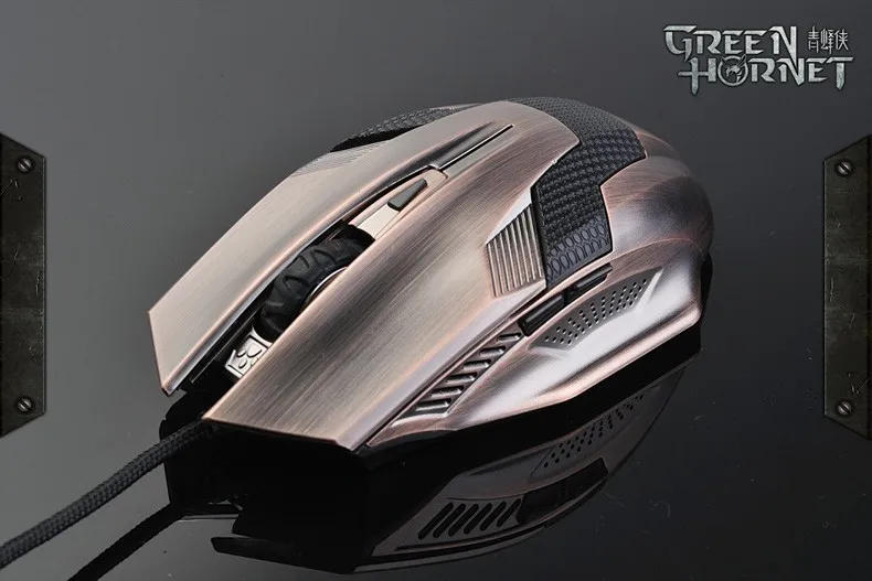 Green Hornet style computer gaming mouse with cool appearance comfortable touching feeling and 2000 high definition DPI | Компьютеры и