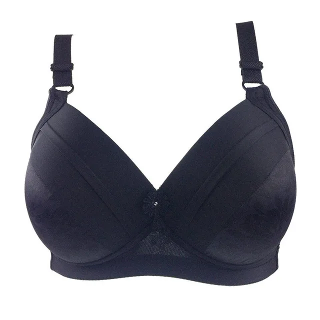 Black 8 цветов, большие размеры 36-42, B, C, D, женские беспроводные бюстгальтеры, пуш-ап бюстгальтер, сексуальное нижнее белье, большой размер, бюстгальтер без косточек, женские бюстгальтеры - Цвет: Black