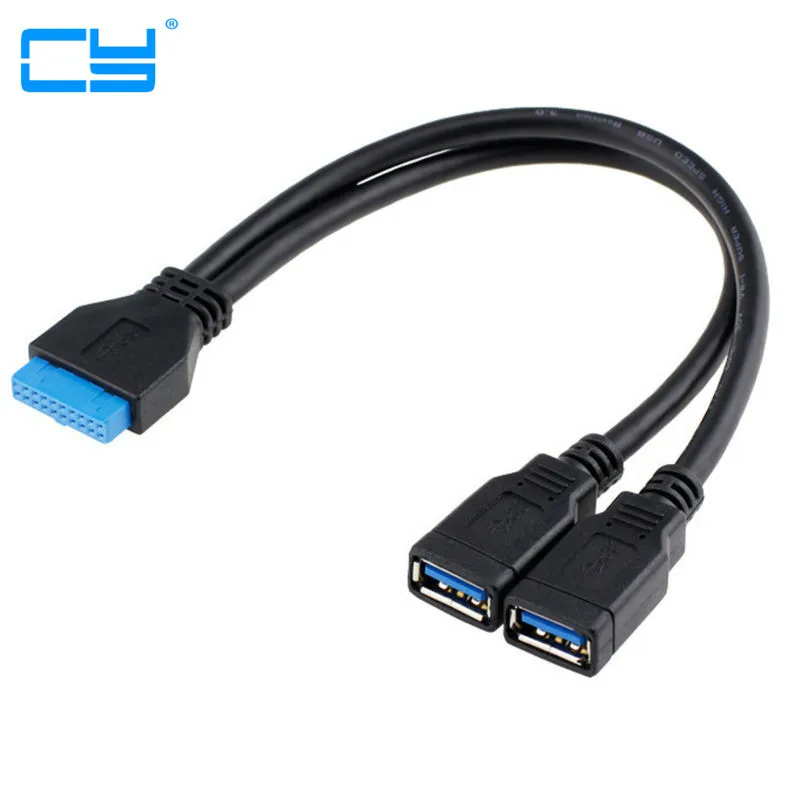 2 порта USB 3 0 разъем для материнской платы 20-контактный кабель передней панели 20 см