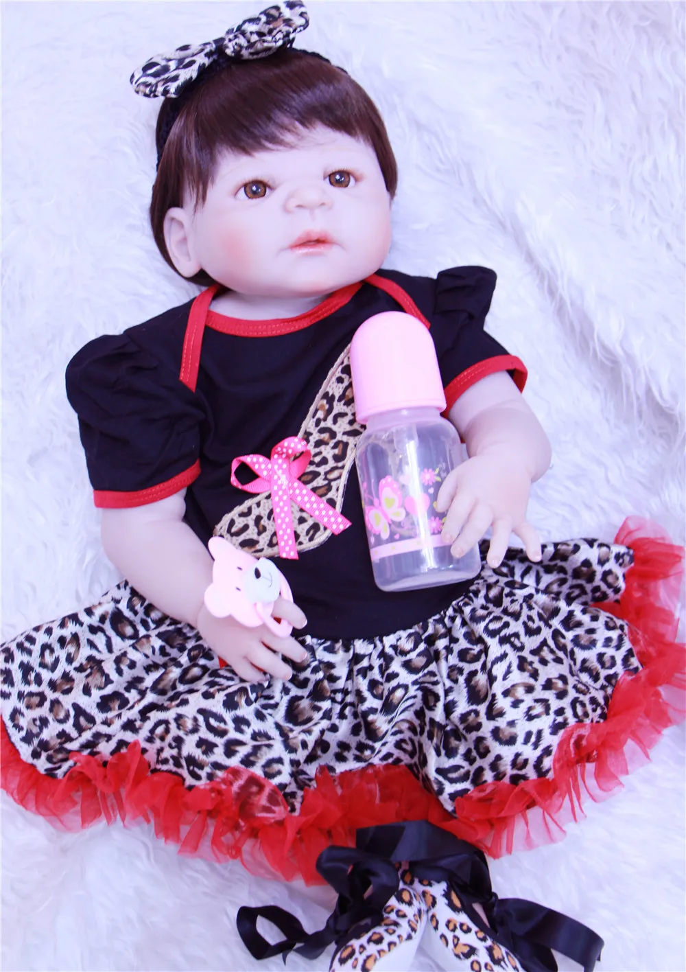 NPK 23 &quotполностью силиконовые reborn Игрушки для маленьких девочек 57 см белая кожа