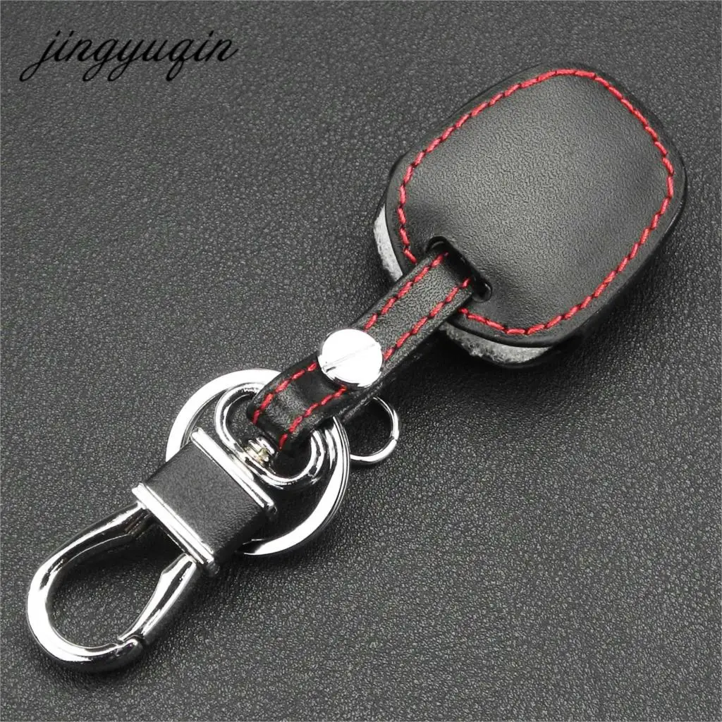 Чехол для автомобильных ключей jingyuqin кожаный чехол Toyota Tarago RAV4 Corolla Camry Celica Avalon Lexus
