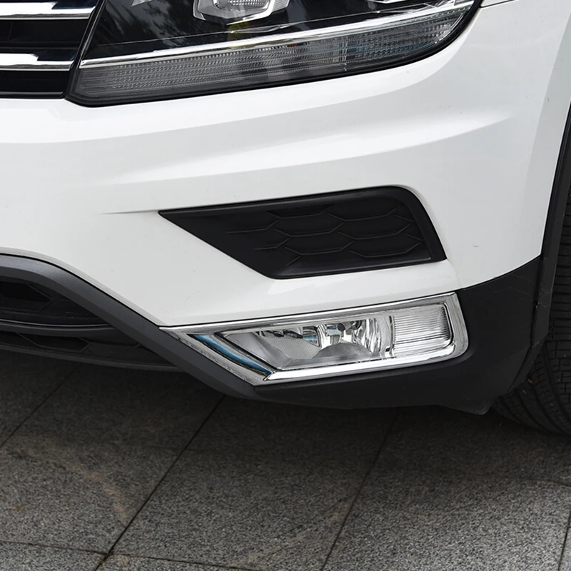 Для Tiguan L MK2 2016 2017 2018 ABS Хромированная Автомобильная Передняя