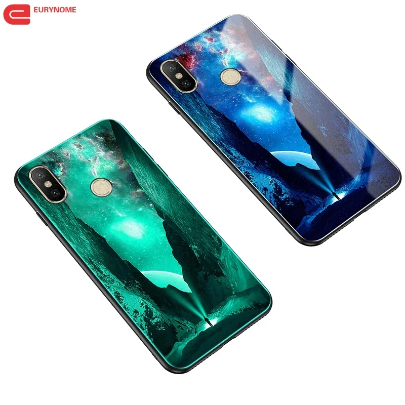 Стеклянный чехол для Xiao mi Red mi K20 Pro mi 9T Red mi 7A чехол противоударный Lu mi nous закаленное стекло чехол для Xiao mi Red mi 8 8A 7 Чехол