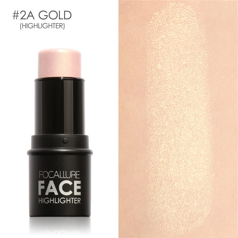 Focallure Shimmer Concealer Highlight &amp Contour Stick Makeup Face Powder Cream | Красота и здоровье