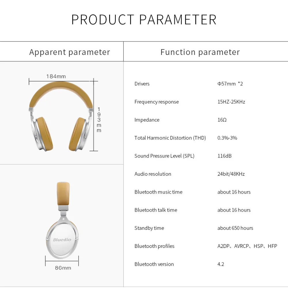 Bluedio F2 активные беспроводные bluetooth-наушники с шумоподавлением, беспроводная гарнитура с микрофоном для телефонов