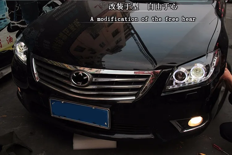 KOWELL автомобильный Стайлинг для Toyota светодиодная фара дальнего света camry 2009 2010 2011 для camry светодиодные фары Дневные ходовые огни Биксеноновые HID аксессуары